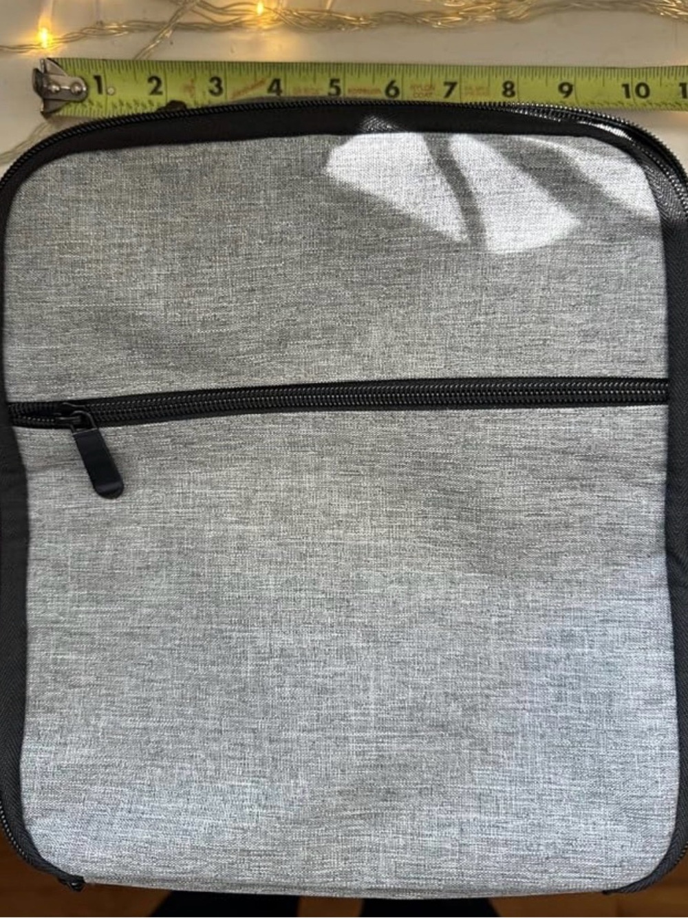 Gray Men's Travel Organizer Pouch - Lightweight Carry Case